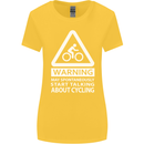 May Start Talking About Cycling Cyclist Womens Wider Cut T-Shirt Yellow