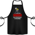 May Start Talking About Cycling Funny Cotton Apron 100% Organic Black