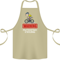 May Start Talking About Cycling Funny Cotton Apron 100% Organic Khaki