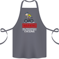 May Start Talking About Cycling Funny Cotton Apron 100% Organic Steel
