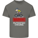 May Start Talking About Cycling Funny Mens Cotton T-Shirt Tee Top Charcoal