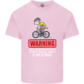 May Start Talking About Cycling Funny Mens Cotton T-Shirt Tee Top Light Pink