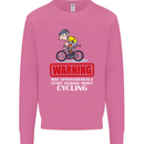 May Start Talking About Cycling Funny Mens Sweatshirt Jumper Azalea