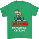 May Start Talking About Cycling Funny Mens T-Shirt Cotton Gildan Irish Green