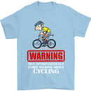 May Start Talking About Cycling Funny Mens T-Shirt Cotton Gildan Light Blue