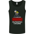 May Start Talking About Cycling Funny Mens Vest Tank Top Black