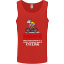May Start Talking About Cycling Funny Mens Vest Tank Top Red
