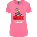 May Start Talking About Cycling Funny Womens Wider Cut T-Shirt Azalea