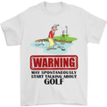 May Start Talking About Golf Funny Golfing Mens T-Shirt Cotton Gildan White