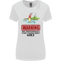 May Start Talking About Golf Funny Golfing Womens Wider Cut T-Shirt White