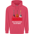 May Start Talking About Guitars Guitarist Childrens Kids Hoodie Heliconia