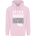 May Start Talking About Guitars Guitarist Childrens Kids Hoodie Light Pink