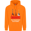 May Start Talking About Guitars Guitarist Childrens Kids Hoodie Orange