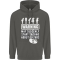 May Start Talking About Guitars Guitarist Childrens Kids Hoodie Storm Grey