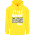 May Start Talking About Guitars Guitarist Childrens Kids Hoodie Yellow