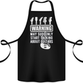 May Start Talking About Guitars Guitarist Cotton Apron 100% Organic Black