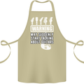 May Start Talking About Guitars Guitarist Cotton Apron 100% Organic Khaki