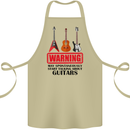 May Start Talking About Guitars Guitarist Cotton Apron 100% Organic Khaki