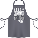 May Start Talking About Guitars Guitarist Cotton Apron 100% Organic Steel