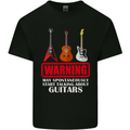 May Start Talking About Guitars Guitarist Kids T-Shirt Childrens Black