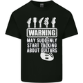 May Start Talking About Guitars Guitarist Kids T-Shirt Childrens Black