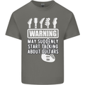 May Start Talking About Guitars Guitarist Kids T-Shirt Childrens Charcoal