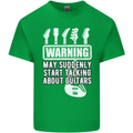 May Start Talking About Guitars Guitarist Kids T-Shirt Childrens Irish Green