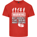 May Start Talking About Guitars Guitarist Kids T-Shirt Childrens Red