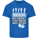 May Start Talking About Guitars Guitarist Kids T-Shirt Childrens Royal Blue