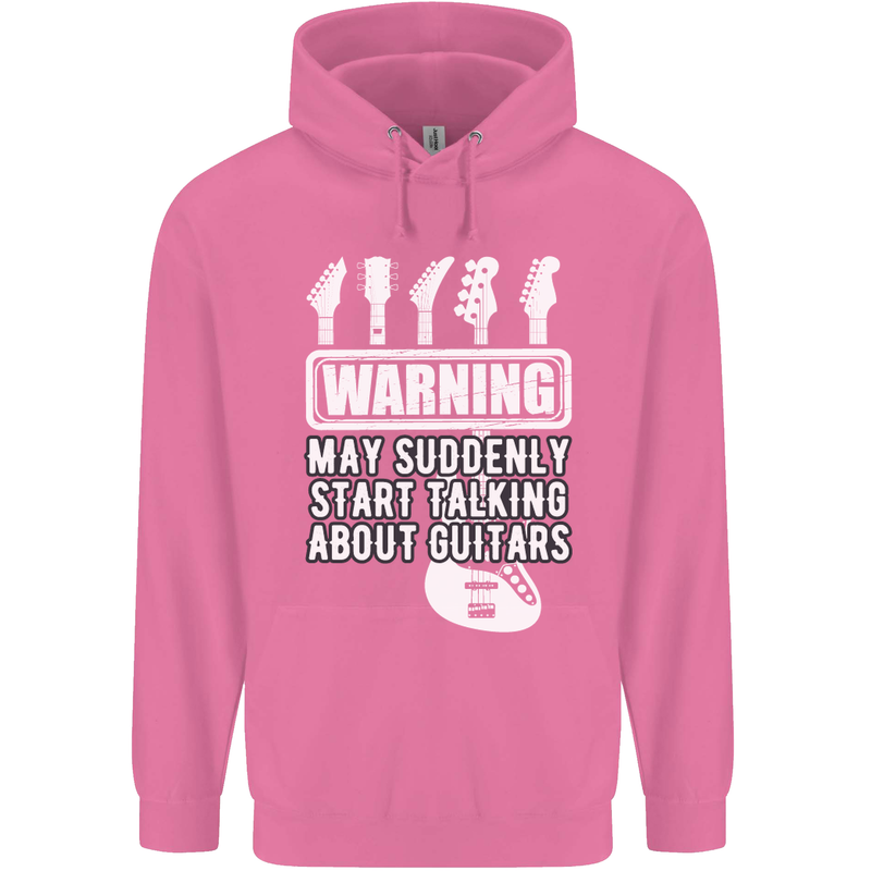 May Start Talking About Guitars Guitarist Mens 80% Cotton Hoodie Azelea