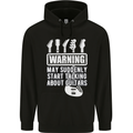 May Start Talking About Guitars Guitarist Mens 80% Cotton Hoodie Black
