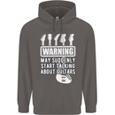 May Start Talking About Guitars Guitarist Mens 80% Cotton Hoodie Charcoal