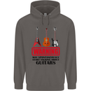 May Start Talking About Guitars Guitarist Mens 80% Cotton Hoodie Charcoal