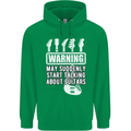 May Start Talking About Guitars Guitarist Mens 80% Cotton Hoodie Irish Green