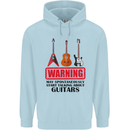 May Start Talking About Guitars Guitarist Mens 80% Cotton Hoodie Light Blue