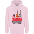 May Start Talking About Guitars Guitarist Mens 80% Cotton Hoodie Light Pink