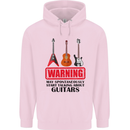 May Start Talking About Guitars Guitarist Mens 80% Cotton Hoodie Light Pink