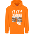 May Start Talking About Guitars Guitarist Mens 80% Cotton Hoodie Orange