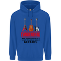 May Start Talking About Guitars Guitarist Mens 80% Cotton Hoodie Royal Blue