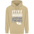 May Start Talking About Guitars Guitarist Mens 80% Cotton Hoodie Sand