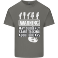 May Start Talking About Guitars Guitarist Mens Cotton T-Shirt Tee Top Charcoal