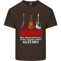 May Start Talking About Guitars Guitarist Mens Cotton T-Shirt Tee Top Dark Chocolate