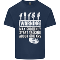 May Start Talking About Guitars Guitarist Mens Cotton T-Shirt Tee Top Navy Blue