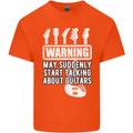 May Start Talking About Guitars Guitarist Mens Cotton T-Shirt Tee Top Orange