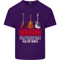 May Start Talking About Guitars Guitarist Mens Cotton T-Shirt Tee Top Purple