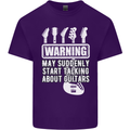 May Start Talking About Guitars Guitarist Mens Cotton T-Shirt Tee Top Purple