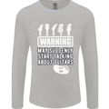 May Start Talking About Guitars Guitarist Mens Long Sleeve T-Shirt Sports Grey