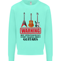 May Start Talking About Guitars Guitarist Mens Sweatshirt Jumper Peppermint