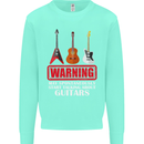 May Start Talking About Guitars Guitarist Mens Sweatshirt Jumper Peppermint