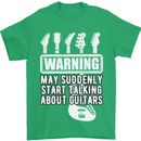 May Start Talking About Guitars Guitarist Mens T-Shirt Cotton Gildan Irish Green